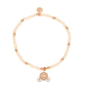 Bracciale donna Rue des Mille in argento 925 e micro pietre e soggetto Carrozza BR-PCOL INS ROSA CAR