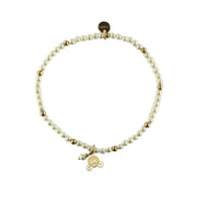 Bracciale donna Rue des Mille in argento e perle con Carrozza BR-SOGPE CAR