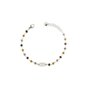 Bracciale uomo Rue des Mille in argento con iniziale BR-U01 INIZ PM