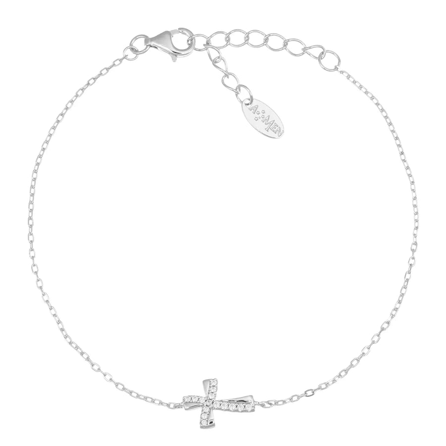 Bracciale donna Amen in argento 925 SACRO BRCROBBZ