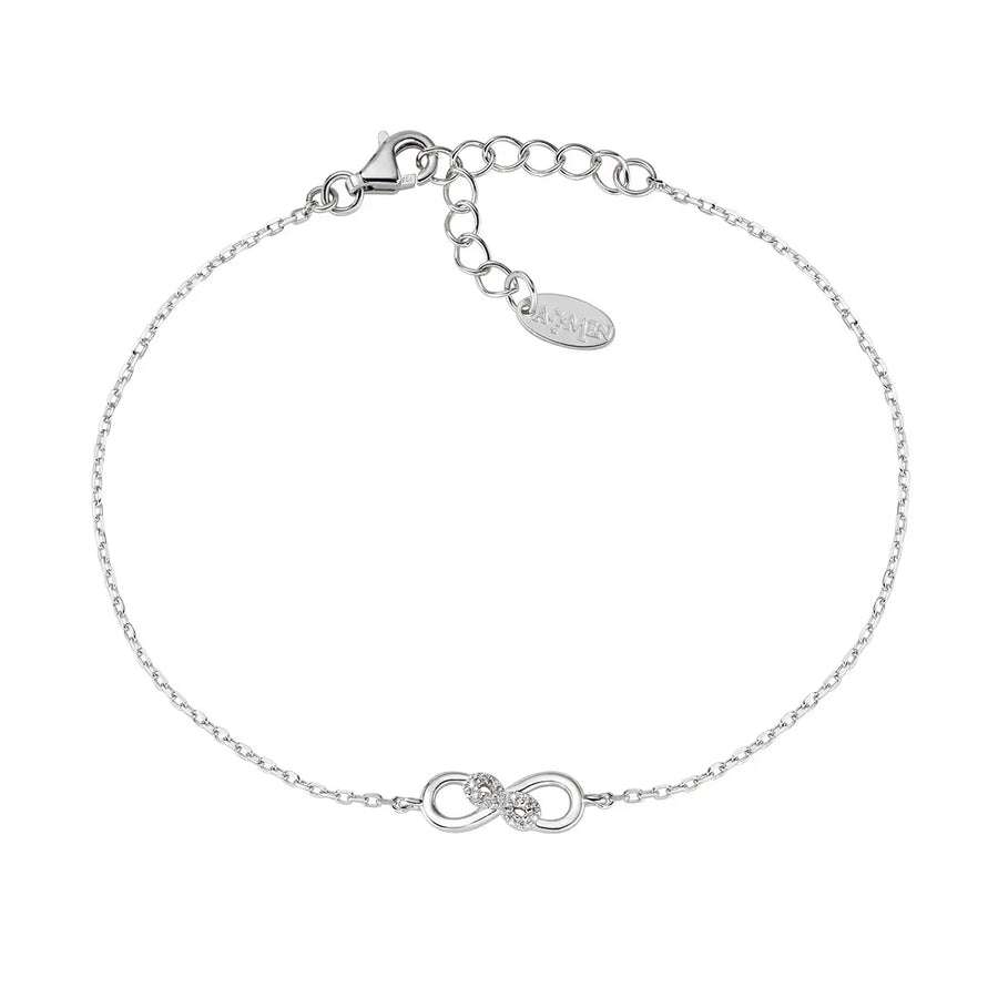 Bracciale donna Amen in Argento 925 Doppio Infinito BRININBBZ