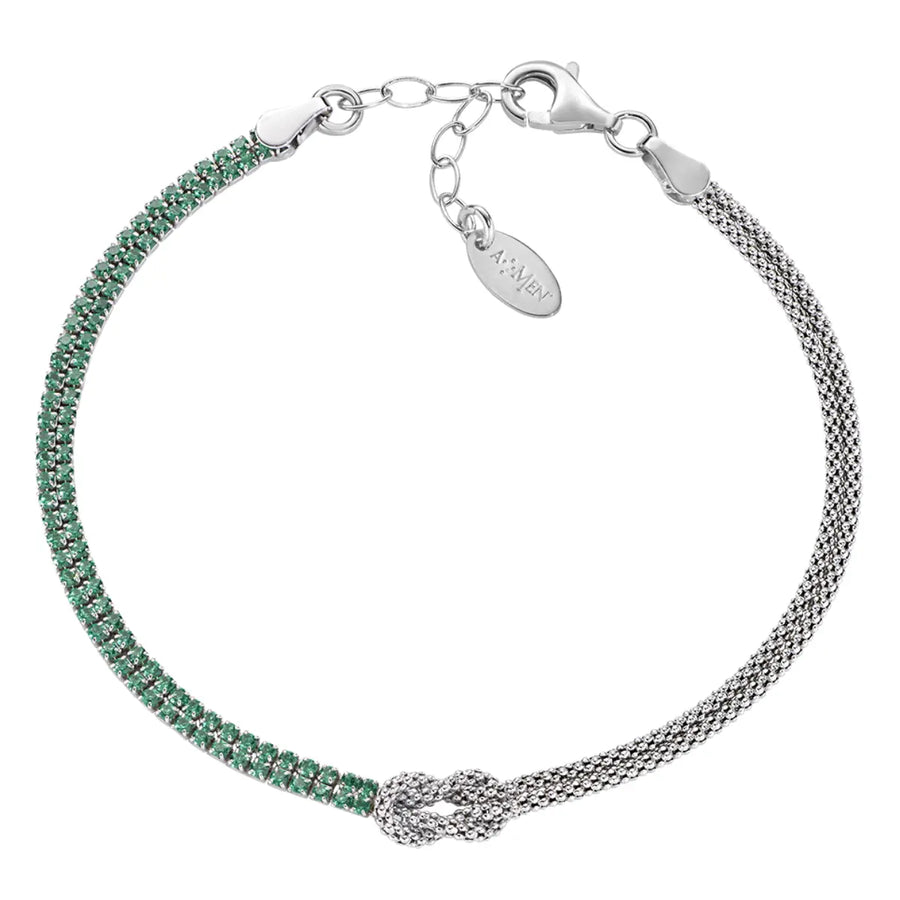 Bracciale donna Amen in Argento 925 Nodo d'Amore BRNOAMBVEZ16