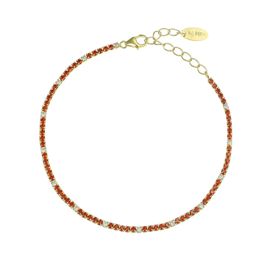 Bracciale donna Amen in argento 925 Tennis Mania BT1GARB17