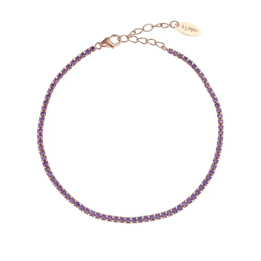 Bracciale donna Amen in argento 925 Tennis Mania BT1RVI17