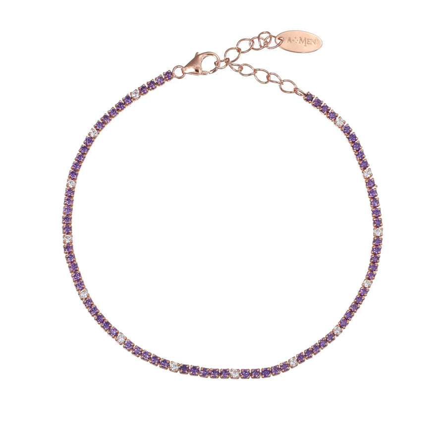 Bracciale donna Amen in argento 925 Tennis Mania BT1RVIB17