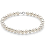 Bracciale donna Miluna in oro bianco con perle PBR1674V