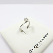 Anello donna Giorgio Visconti in oro 18 Kt e diamanti AB16604G