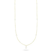 Collana donna Rue des Mille T-BAR goccia di perla - WHITESIDE CL-019 M3 AU