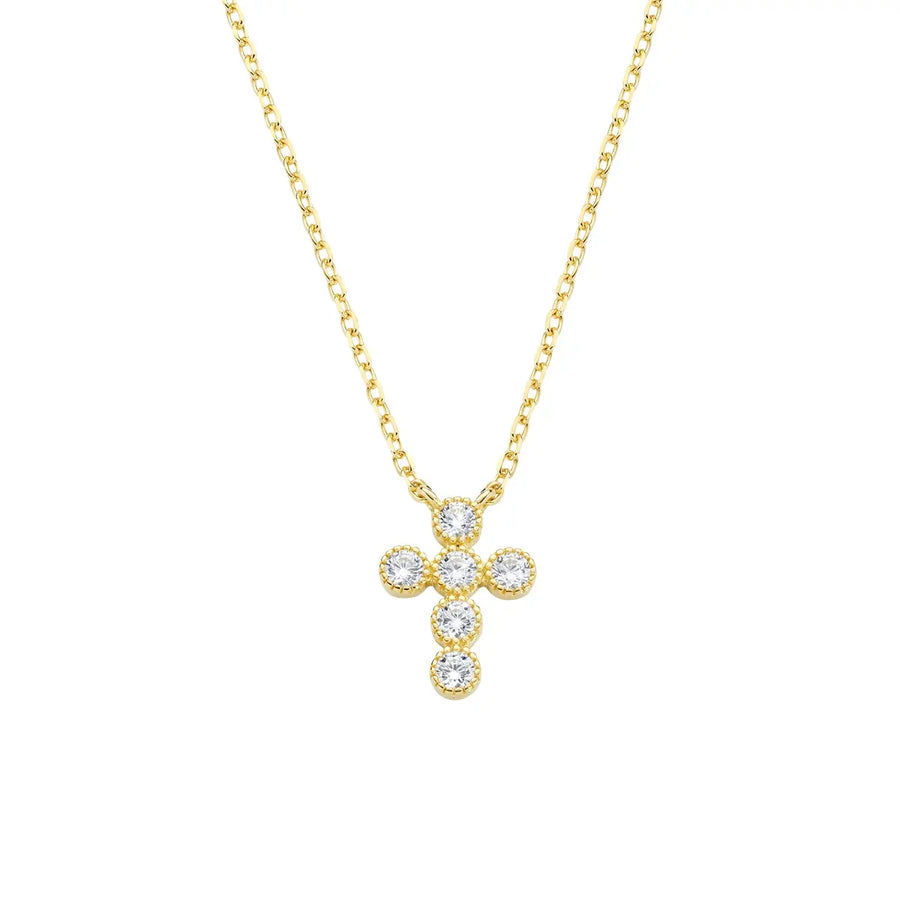 Collana donna Amen in Argento 925 Croce CLCRBOGBZ3