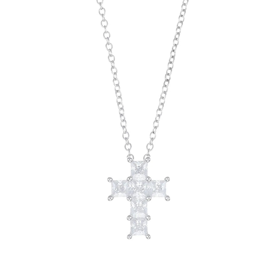 Collana donna Amen in argento 925 Croce CLPCQBB