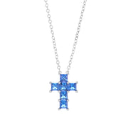 Collana donna Amen in argento 925 CROCE CLPCQBBL