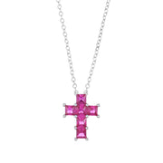 Collana donna Amen in argento 925 CROCE CLPCQBR