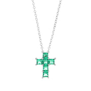 Collana donna Amen in argento 925 CROCE CLPCQBVE