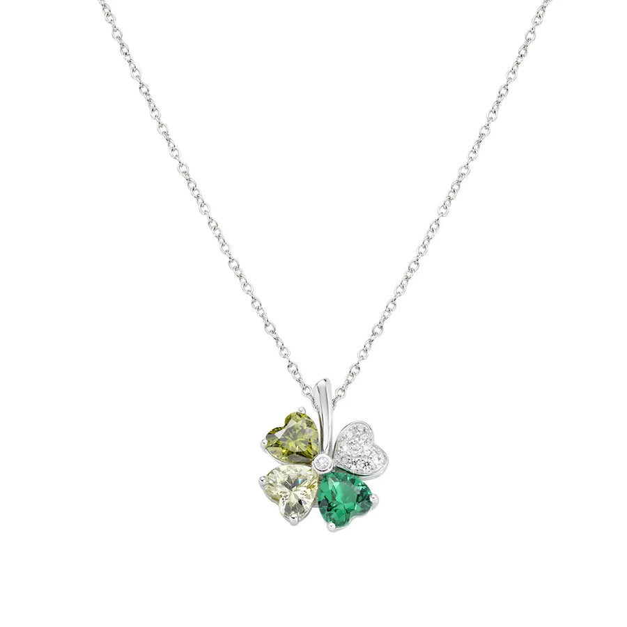 Collana donna Amen in Argento 925 Quadricuore CLPQUBMVE