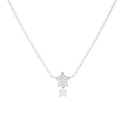 Collana donna Amen in argento 925 STELLE CLPSBBZ