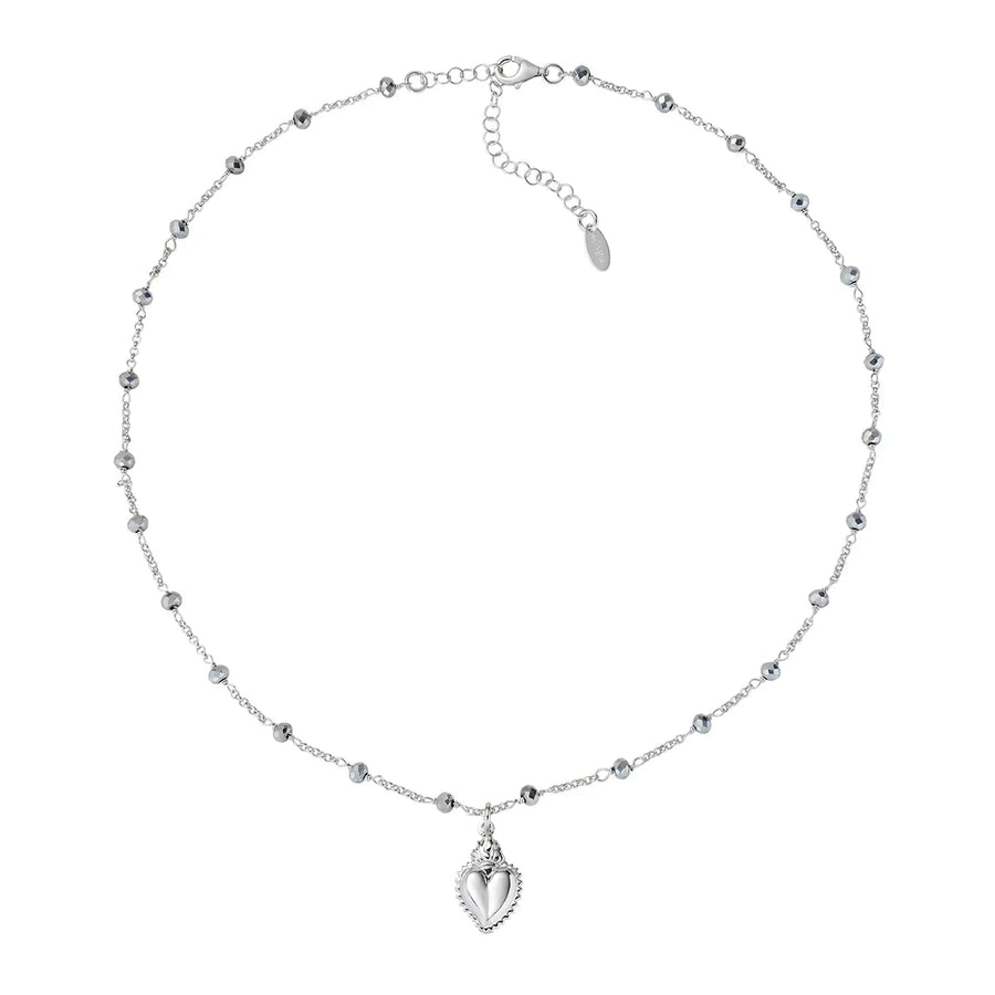 Collana donna Amen in argento 925 SACRO CUORE CLSCGBG