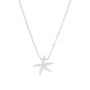 Collana donna Amen in argento 925 Stella Marina CLSFBBZ