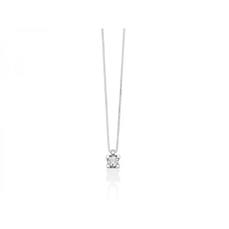 Collana donna Miluna oro 18 Kt con diamanti CLD3995-009G7