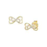 Orecchini donna Amen in argento 925 Cuori e Infinito EICGBZ