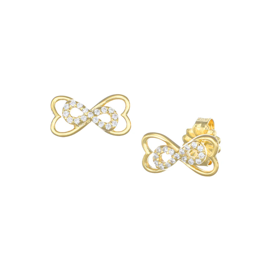 Orecchini donna Amen in argento 925 Cuori e Infinito EICGBZ