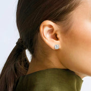 Orecchini  AMEN Lady con Zircone Bianco Taglio Radiant