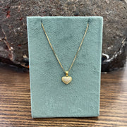 Collana in argento 925 dorato con ciondolo Cuore CL18