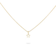 Collana donna Rue des Mille in argento 925 con stella GR-023 1STE BI AU