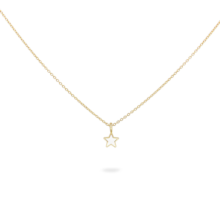 Collana donna Rue des Mille in argento 925 con stella GR-023 1STE BI AU