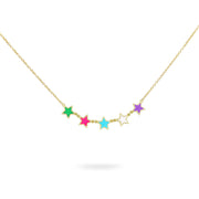 Collana donna Rue des Mille in argento 925 5 stelle GR-023 STE AU
