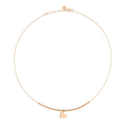 Collana donna Rue des Mille in argento con pallini e 1 soggetto Cuore GR-1SOG PL CUO