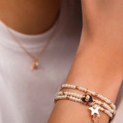 Bracciale donna Rue des Mille in argento con perle e soggetto cuore BR-SOGPE CUO
