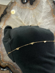 Bracciale in oro 18 Kt con Cuori 10562-750-110
