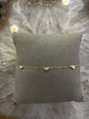 Bracciale in oro 18 Kt con Cuori 10562-750-110