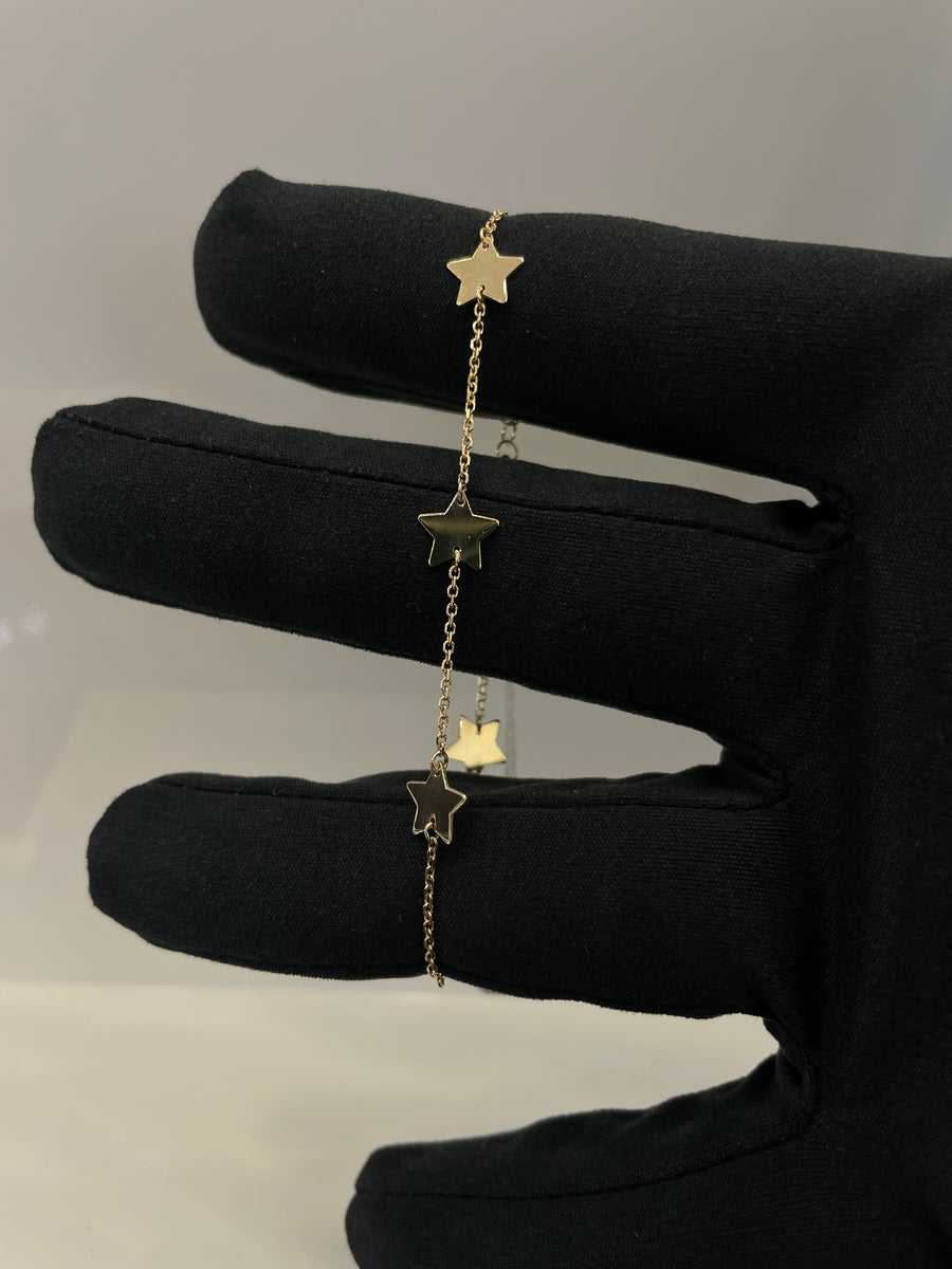 Bracciale in oro 18 Kt con Stelle 10528-650-200