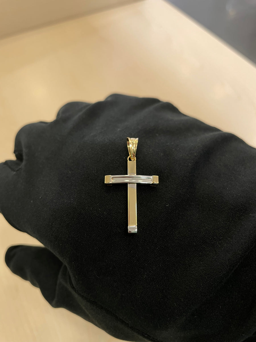Ciondolo in oro 18 Kt Croce 10704-620-171