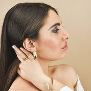Anello donna Boccadamo contrariè color oro KAN016D