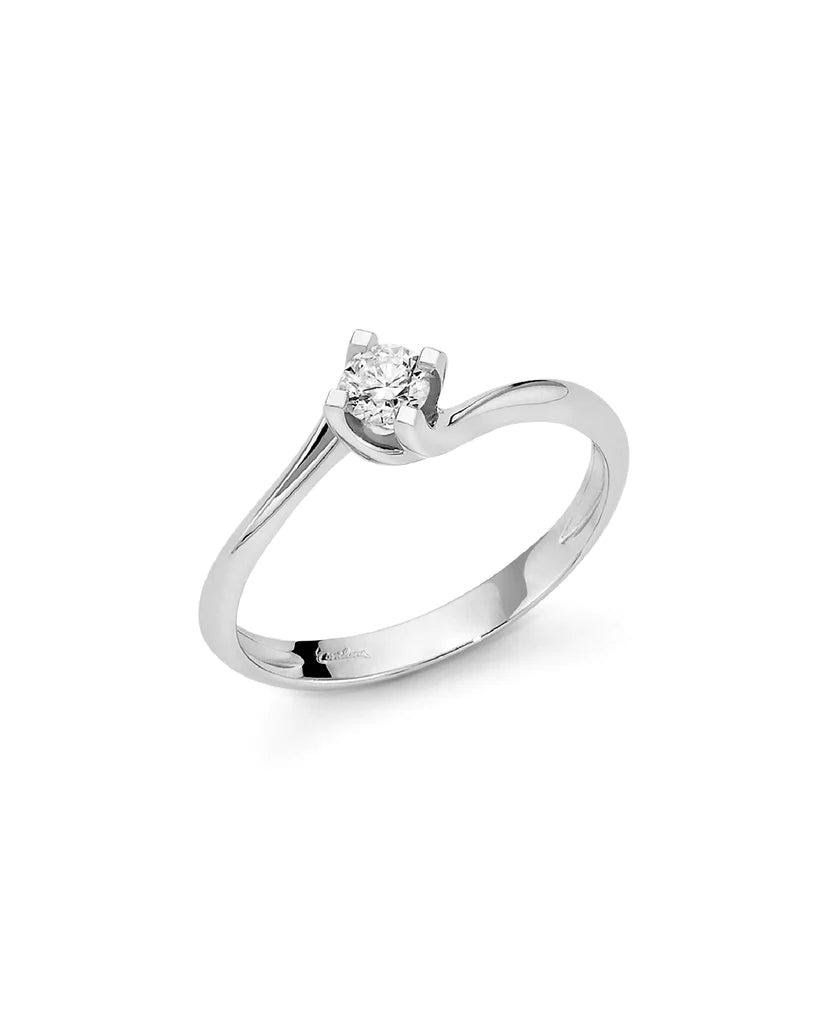 Anello donna Miluna oro 18 Kt con diamante LID5180-020G7
