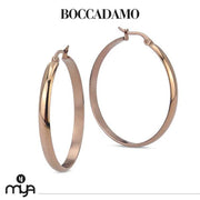 Orecchini donna Boccadamo Mya Creole placcate oro rosa LK/OR021