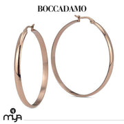 Orecchini donna Boccadamo Mya Creole placcate oro rosa LK/OR024