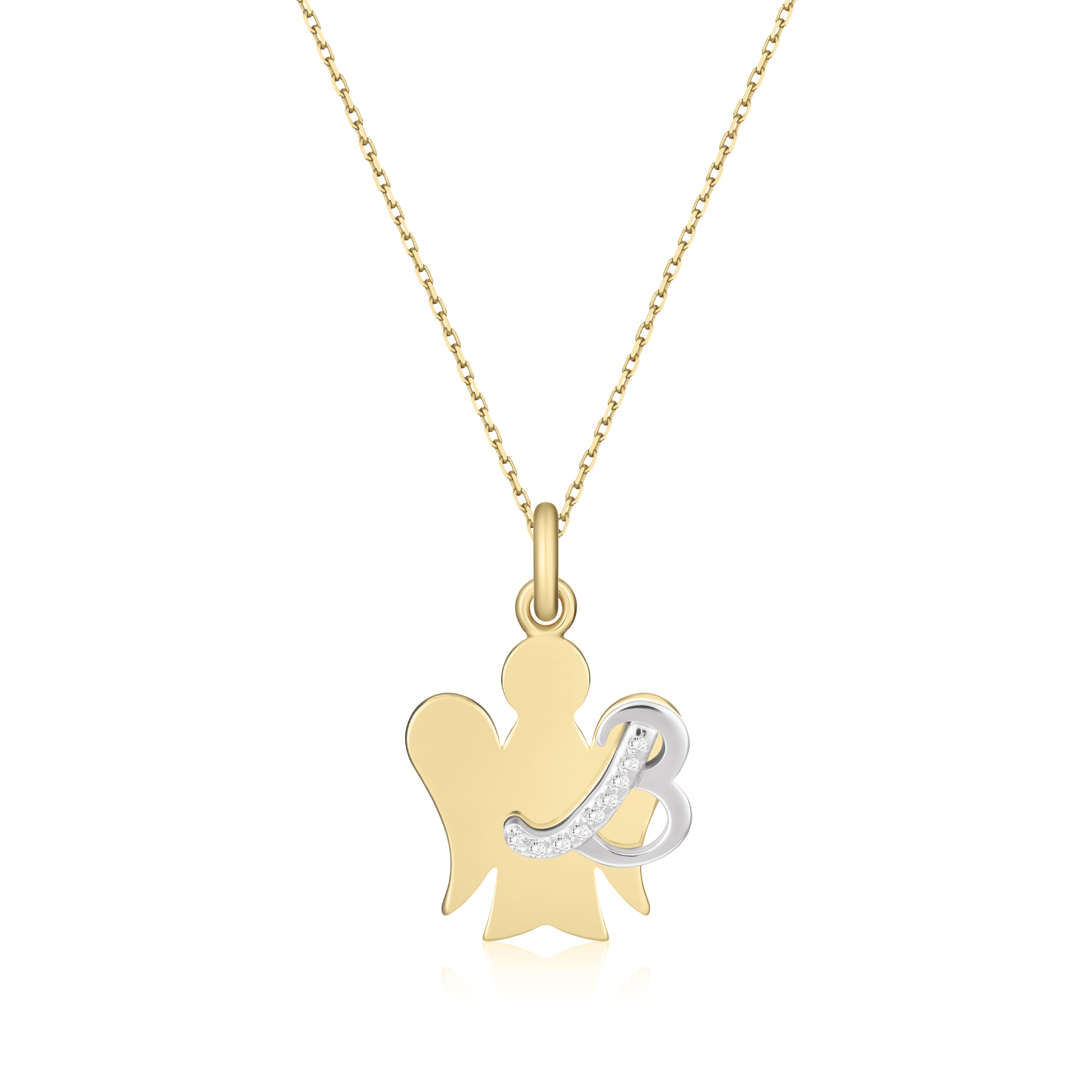 Collana donna Roberto Giannotti in oro 9 Kt e diamanti NKT700
