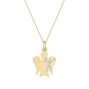 Collana donna Roberto Giannotti in oro 9 Kt e diamanti NKT700