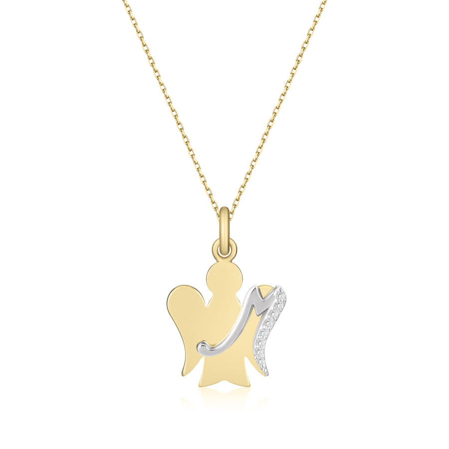 Collana donna Roberto Giannotti in oro 9 Kt e diamanti NKT700