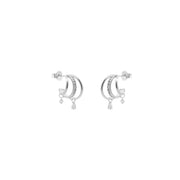Orecchini donna Rue des Mille tre cerchi goccia pendente - SHAPES ORZ-020 M8 AU
