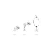 Orecchini donna Rue des Mille tris cerchio e lobo - SHAPES ORZ-020 M9