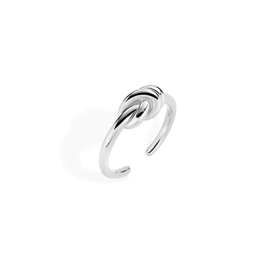 Anello Nodo d'Amore in Ottone con Zirconi OTANNOAMB2