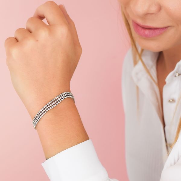Bracciale donna Boccadamo Mya in acciaio SV/BR44