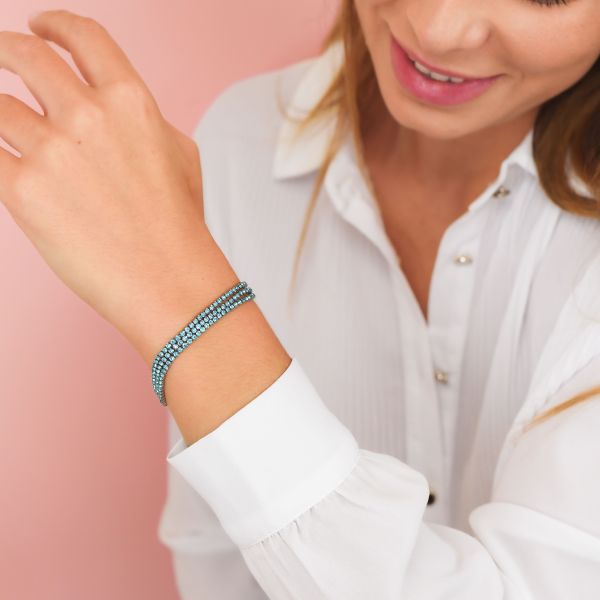 Bracciale donna Boccadamo Mya in acciaio SV/BR45