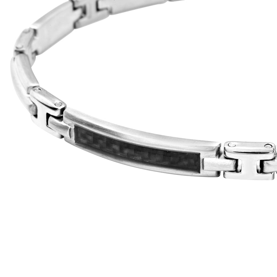 Bracciale uomo Breil in acciaio Radiant Fiber TJ3849