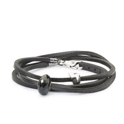 Trollbeads - Bracciale Cuoio Nero