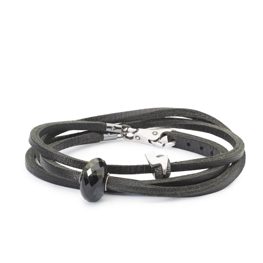 Trollbeads - Bracciale Cuoio Nero